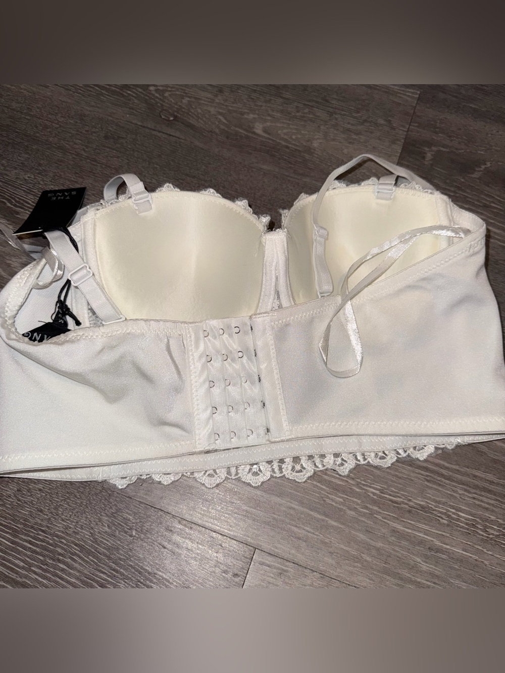 Off White Top (Corset Style) Size Medium - Picture 2 of 3